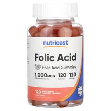 Folic Acid Gummies Berry Blend 1000 mcg Витамин B9