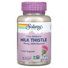 Solaray, Vital Extracts Milk Thistle 175 mg, Розторопша, 120 к...