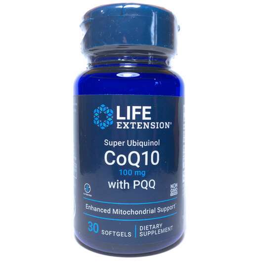 Основное фото товара Life Extension, Супер Убихинол, Super Ubiquinol CoQ10 100 mg w...