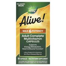 Max6 Potency No Added Iron Витамины без железа