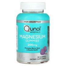 Qunol, Magnesium Gummies Berry 100 mg, 90 Gummies