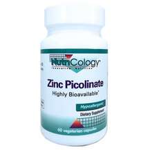 Nutricology, Пиколинат цинка 25 мг, Zinc Picolinate 25 mg, 60 ...