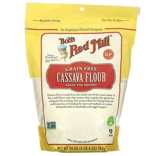 Основное фото товара Bob's Red Mill, Мука, Cassava Flour, 567 г