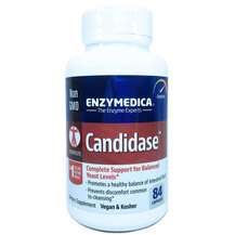 Enzymedica, Кандидаза, Candidase, 84 капсулы