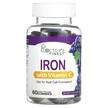 Фото товару Doctor's Finest, Iron with Vitamin C Grape, Залізо, 60 таблеток