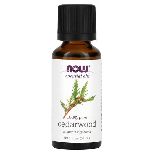 Основное фото товара NOW Foods, Эфирное масло, Pure Essential Oil Cedarwood, 30 мл