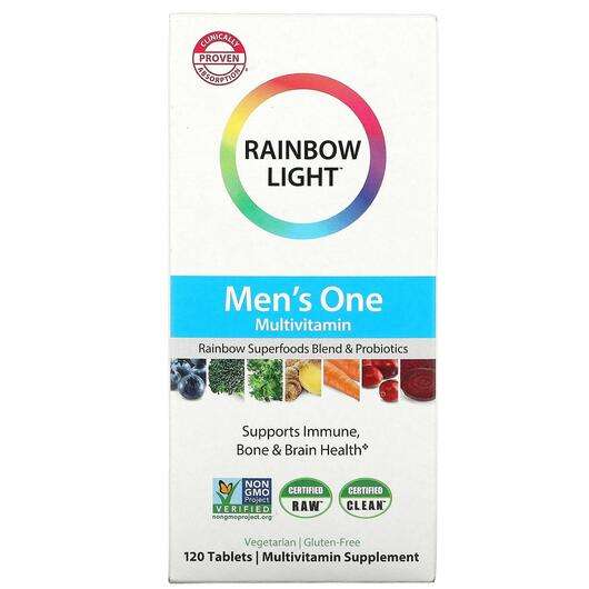 Основное фото товара Rainbow Light, Витамины для мужчин, Men's One Multivitamin, 12...