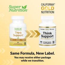 Think Support with Ginkgo Biloba Skullcap Gotu Kola Bacopa