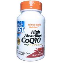 Doctor's Best, Коэнзим CoQ10 600 мг с Биоперином, CoQ10 600 mg...