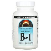 B-1 High Potency 500 mg 100 Витамин B-1 500 мг