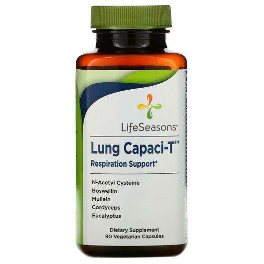 Основное фото товара LifeSeasons, Поддержка дыхания, Lung Capaci-T, 90 капсул