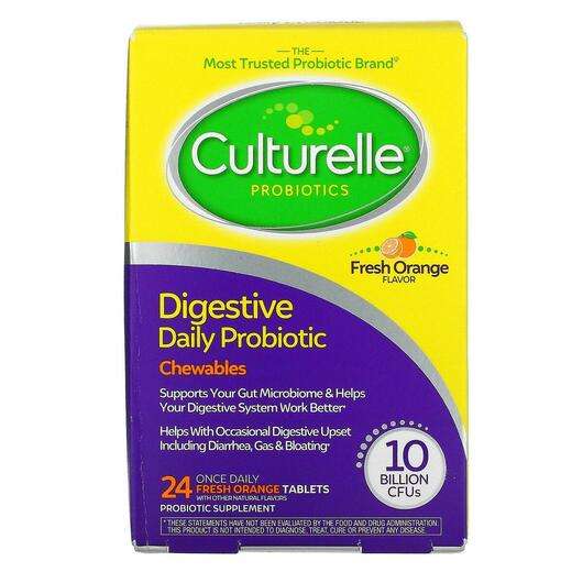 Основное фото товара Culturelle, Пробиотики, Digestive Daily Probiotic, 24 таблетки