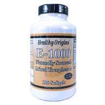 Healthy Origins, Витамин Е 1000 МЕ, E-1000, 120 капсул