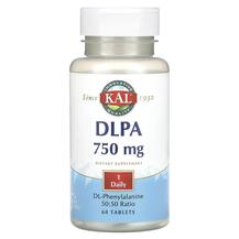 L-Фенилаланін DLPA 750 mg KAL 60 таблеток L-Фенилаланін DLPA 750 mg KAL 60 таблеток