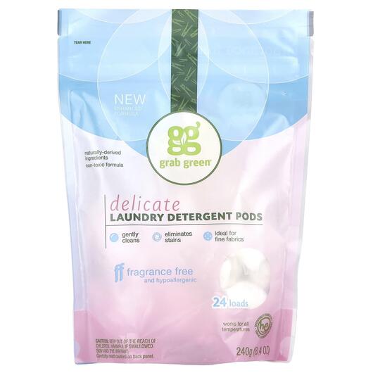 Основне фото товара Delicate Laundry Detergent Pods Fragrance Free 24 Loads 8 Основне фото товара Delicate Laundry Detergent Pods Fragrance Free, Пральний порошок,