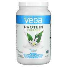 Vega, Protein & Greens Vanilla, Протеїн, 760 г