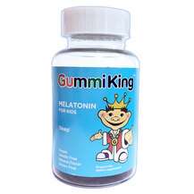 GummiKing, Мелатонин, Melatonin for Kids Strawberry, 60 таблеток