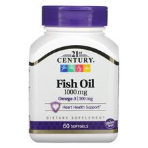 Омега 3 Fish Oil 1000 mg 21st Century 60 капсул