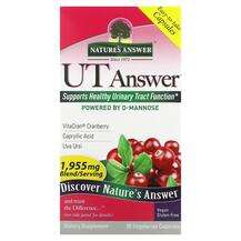 Nature's Answer, UT Answer 1955 mg, D-Маноза, 90 капсул