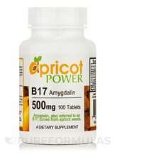 Apricot Power, B17 Amygdalin 500 mg, Вітамін B17, 100 таблеток