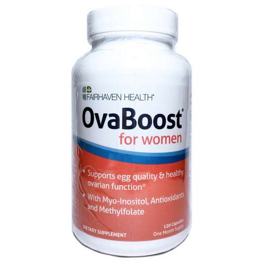 Основне фото товара Fairhaven Health, OvaBoost for Women, Овабуст 2000 мг, 120 капсул