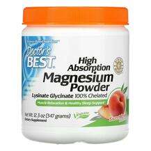 Doctor's Best, Magnesium 100% Chelated Peach, Магній, 347 г
