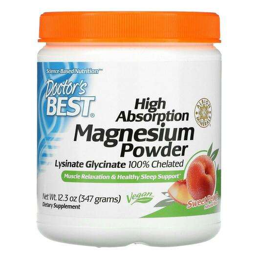Основное фото товара Doctor's Best, Магний, Magnesium 100% Chelated Peach, 347 г