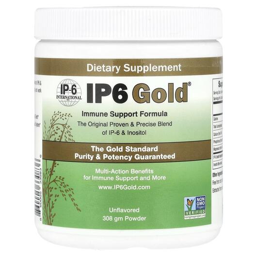 Основне фото товара IP6 Gold Immune Support Formula Powder, Вітамін B8 Інозитол, 308 