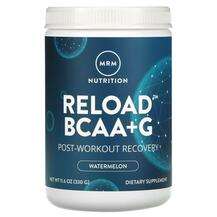 MRM Nutrition, Поствокраут, Reload BCAA+G, 330 г