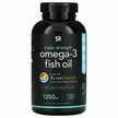 Фото товару Sports Research, Omega-3 Fish Oil Triple Strength 1250 mg, Оме...