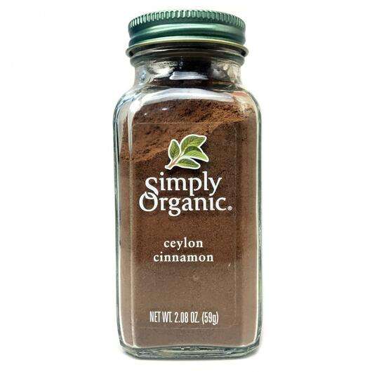 Основное фото товара Simply Organic, Специи, Organic Ceylon Cinnamon, 59 г