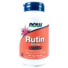 Now, Рутин 450 мг, Rutin 450 mg, 100 капсул