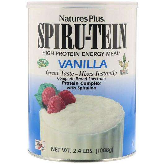 Основное фото товара Natures Plus, Мука, Spiru-Tein High Protein Energy Meal Vanill...