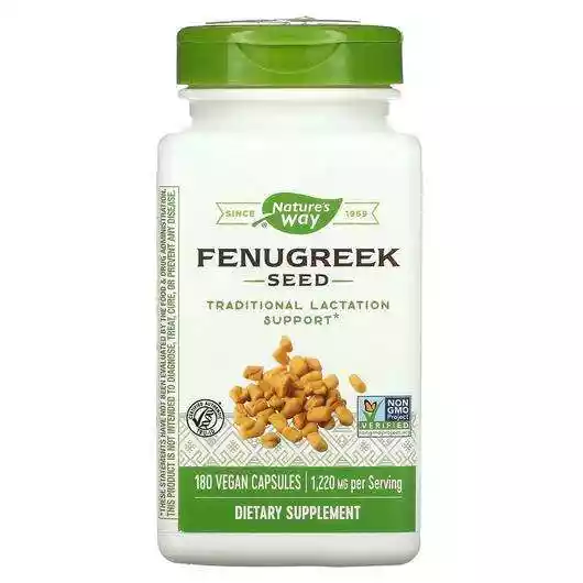 Фото товара Fenugreek Seed 610 mg 180 Veggie Caps