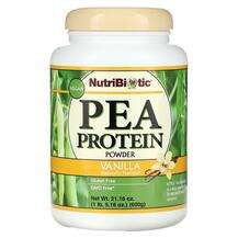 NutriBiotic, Pea Protein Powder Vanilla, Гороховий Протеїн, 600 г