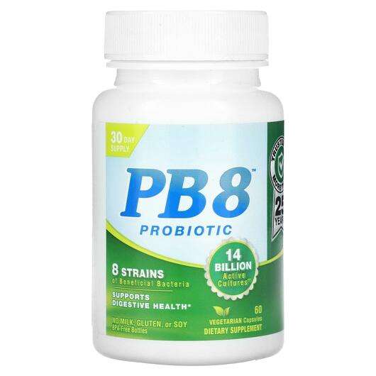 Основное фото товара Nutrition Now, Пробиотики, PB8 Probiotic 7 Billion, 60 капсул