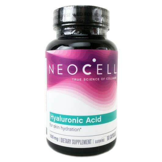 Основне фото товара Neocell, Hyaluronic Acid, Гіалуронова кислота 100 мг, 60 капсул
