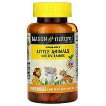 Mason, Мультивитамины, Little Animals Multivitamins, 120 таблеток