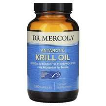 Dr Mercola, Antarctic Krill Oil, Масло криля, 180 капсул
