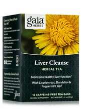 Gaia Herbs, Liver Cleanse Tea 16 Tea Bags /, Чай, 32 г