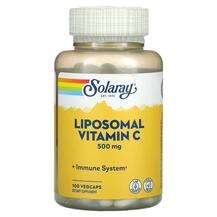 Solaray, Liposomal Vitamin C 500 mg, Ліпосомальний Вітамін C 5...