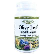 Natural Factors, Оливковый лист 500 мг, Olive Leaf 500 mg 90, ...
