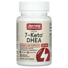 Jarrow Formulas, 7-Кето-ДГЭА 100 мг, 7-Keto DHEA 100 mg, 30 ка...