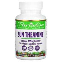 Paradise Herbs, L-Теанин 100 мг, Optimized Sun Theanine 100 mg...