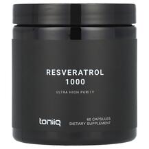 Ресвератрол Resveratrol 1000 Toniiq 60 капсул