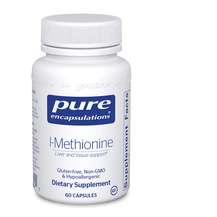 Pure Encapsulations, L-Метионин, l-Methionine, 60 капсул