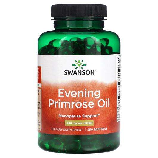Основное фото товара Swanson, Масло примулы вечерней, Evening Primrose Oil 500 mg, ...