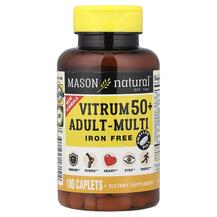 Залізо Vitrum 50+ Adult-Multi Iron Free Mason 100 таблеток