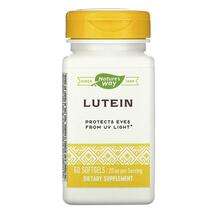 Nature's Way, Lutein 20 mg, Лютеїн 20 мг, 60 капсул
