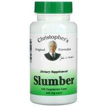 Christopher's Original Formulas, Slumber 440 mg, Підтримка пам...